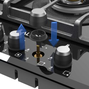 اجاق گاز شیشه ای آلتون IG535DB