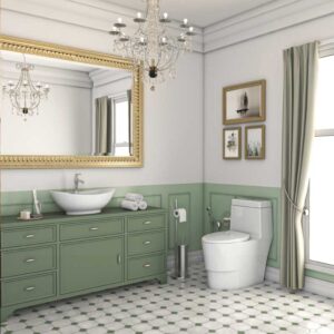 توالت فرنگی چینی کرد ویکتوریا