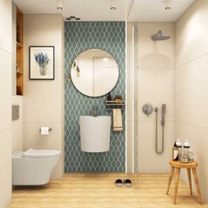 روشویی وال هنگ چینی کرد آوینا