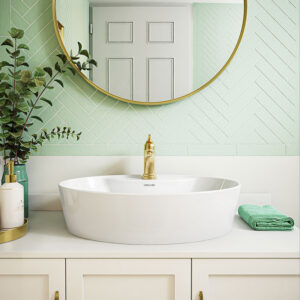 روشویی روکابینتی چینی کرد پاپیتال